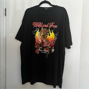 Simply Be Tiger Graphic Tee UK Sz 22